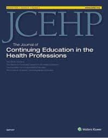 Journal Of Continuing Education In The Health Professions Magazine Subscription